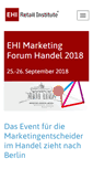 Mobile Screenshot of ehi-marketingforum.de